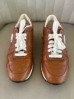 Roberto Cavalli Calf-Skin Leather Sneakers